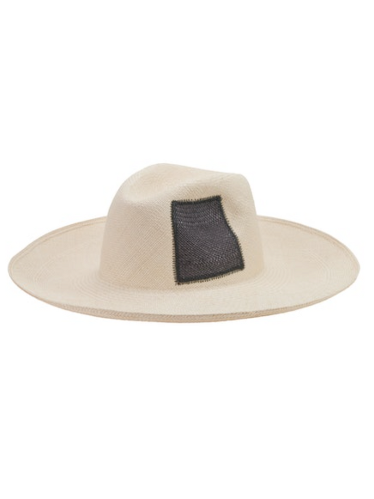 Provence/ Natural/ Black Patch Hat