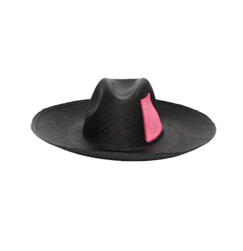 Provence/ Black/ Pale Magenta Patch Hat