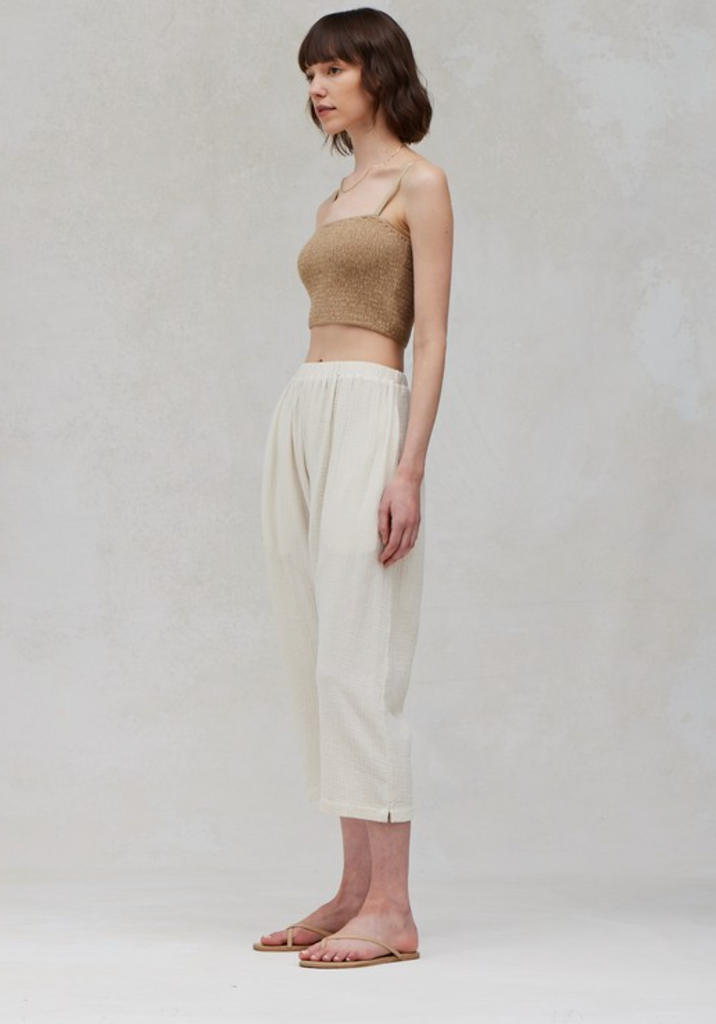 Smocked Cotton Twig Tank