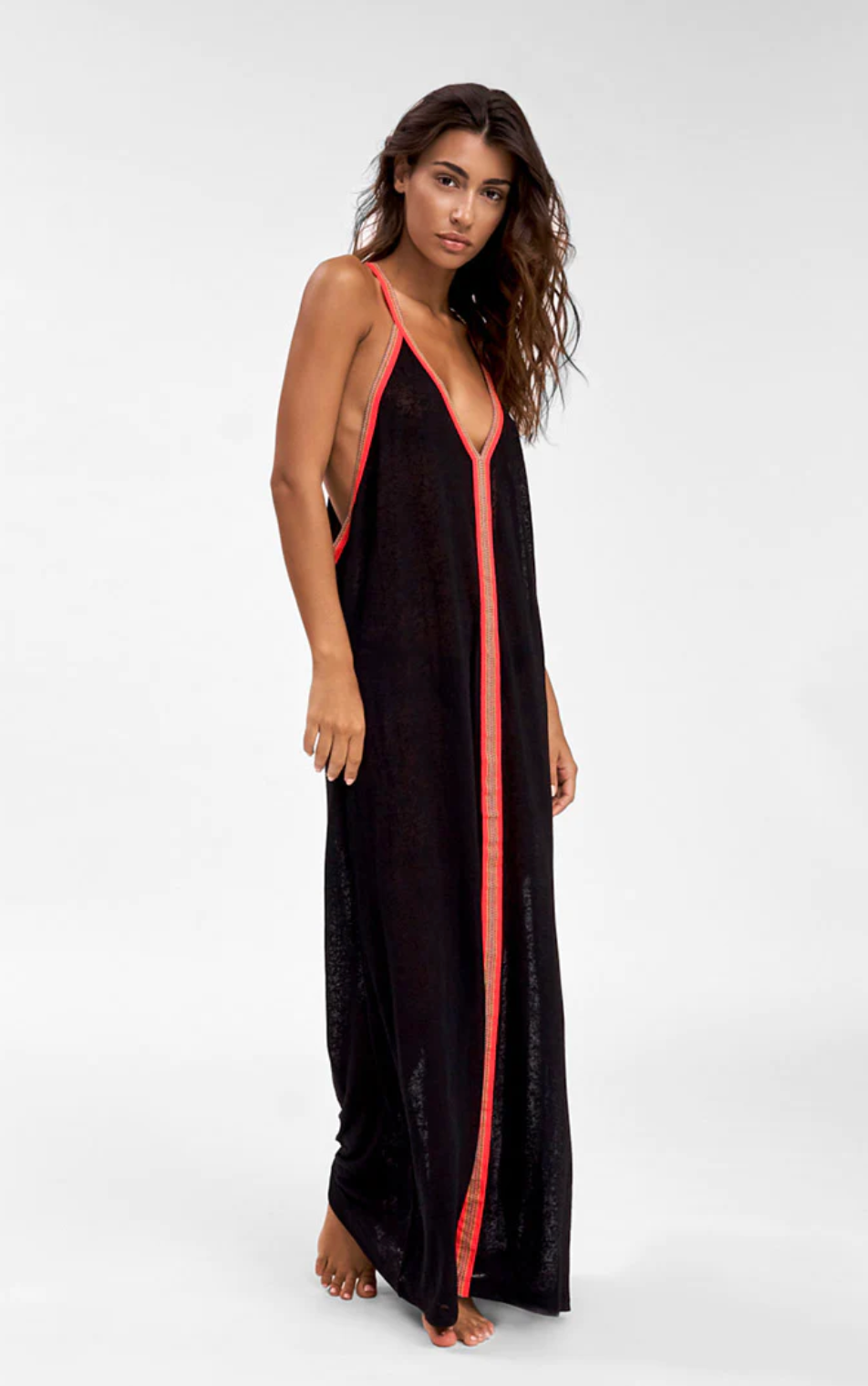 Inca Sundress Black Red